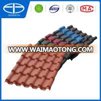 Synthetic resin roofing sheet /ASA spanish roofing tile /ASA pvc plastic roof tile