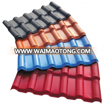 JUQIXIN corrugated resin roof tiles PVC roofing building material