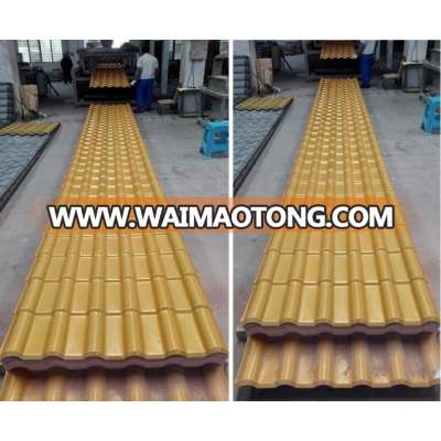 APVC Synthetic resin roof tile/Spanish ASA & PVC anti-corrosive roofing tile and roofing sheet