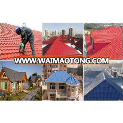 PVC Plastic Spanish Roof Tile/Color coated long life weather resistance ASA & PVC roof sheet