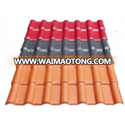 ASA roof tile/Spanish ASA coated PVC roof sheet for roofing covering