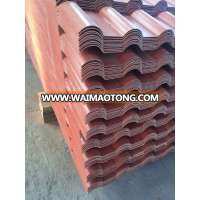 High temperature resistant and high UV resistance ASA & PVC Synthetic resin european roof tile and roof sheet