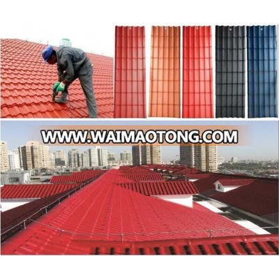 New building material colorful synthetic resin roofing tiles/ASA&PVC roofing tiles