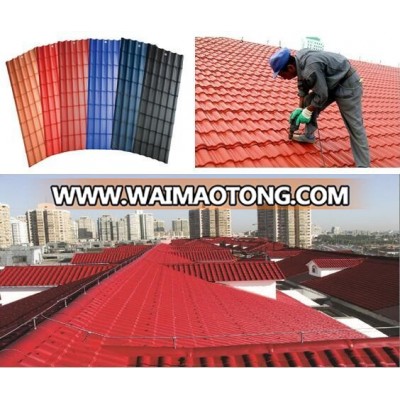 ASA resin coated pvc plastic roofing tiles well used in high and low temperature environment