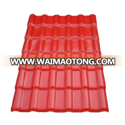 Excellent weather resistant and color stable ASA roofing tiles/ASA resin and PVC roofing sheet