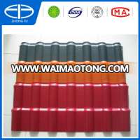 jujube red new building material and fireproof ASA synthetic resin roof tiles,PVC roof sheets