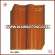 Popular Sale Coffee Brown 310*400mm Ceramic Roofing Tiles